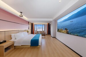 Luxury Double Room, City View | Premium bedding, desk, free WiFi, bed sheets - Xicheng Hotel Wanda Plaza Branch (Guangzhou)