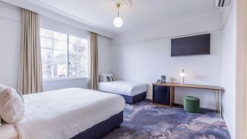 Quarto casal ou duplo, várias camas, para não fumantes