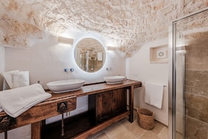 Shower, hair dryer, bidet, shampoo