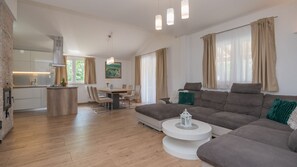 TV, fireplace - Villa Dražana - Makarska by Villas Guide (Hršcevani)