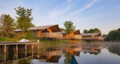 Lodge au Bord de l'Ătang avec Ponton PrivĂ©