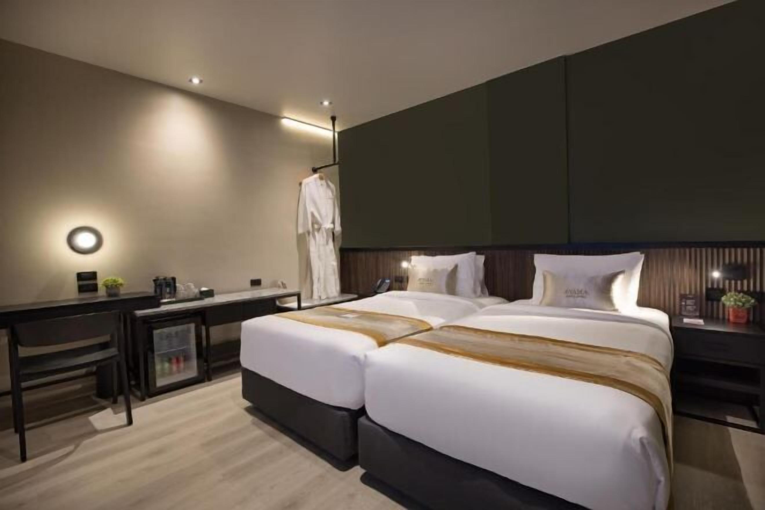 Individuel indretning, skrivebord, gratis Wi-Fi, sengetøj