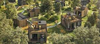 Wellness villa with outdoor spa