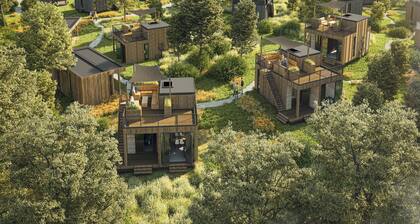 Wellness villa with outdoor spa
