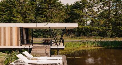 Water Lodge in Netherlands with Terrace Access