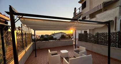 Villa Anzio Marechiaro near the beaches of Anzio terrace relax sea view