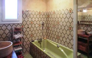 Shower, hair dryer