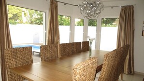 Villa, 5 Bedrooms, Private Pool | Dining room - Luxury Villa With Private Pool Walking Distance to Beach and Marina! (Loulé)