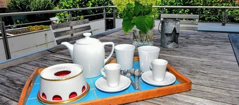 Casa vacanze 'Kunterbunt' con terrazza privata, giardino in comune e Wi-Fi