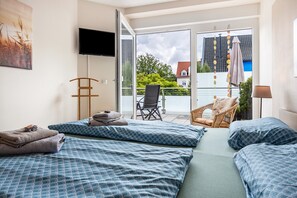 1 bedroom, free WiFi, bed sheets - Apartment 'Schilfbrise' with Balcony and Wi-Fi (Wunstorf)
