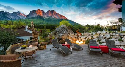 Appartement 'Alpiner Lifestyle - 403' avec vue sur les montagnes, piscine partagée et Wi-Fi