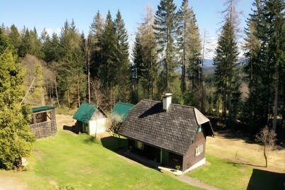 Cabin 'Beim Michl' with Mountain View, Private Terrace and Wi-Fi