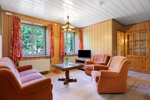 TV, table tennis, stereo