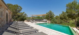 Sa Tanca à Sant Joan avec piscine à débordement