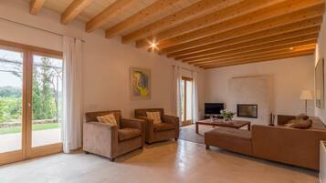 TV connectée, cheminée