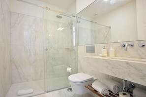 Shower, hair dryer