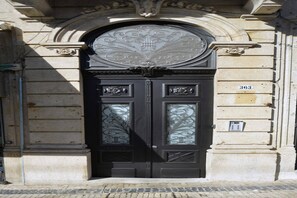 Detalhe da fachada