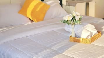 5 makuuhuonetta, silitysrauta/-lauta, Wi-Fi, vuodevaatteet