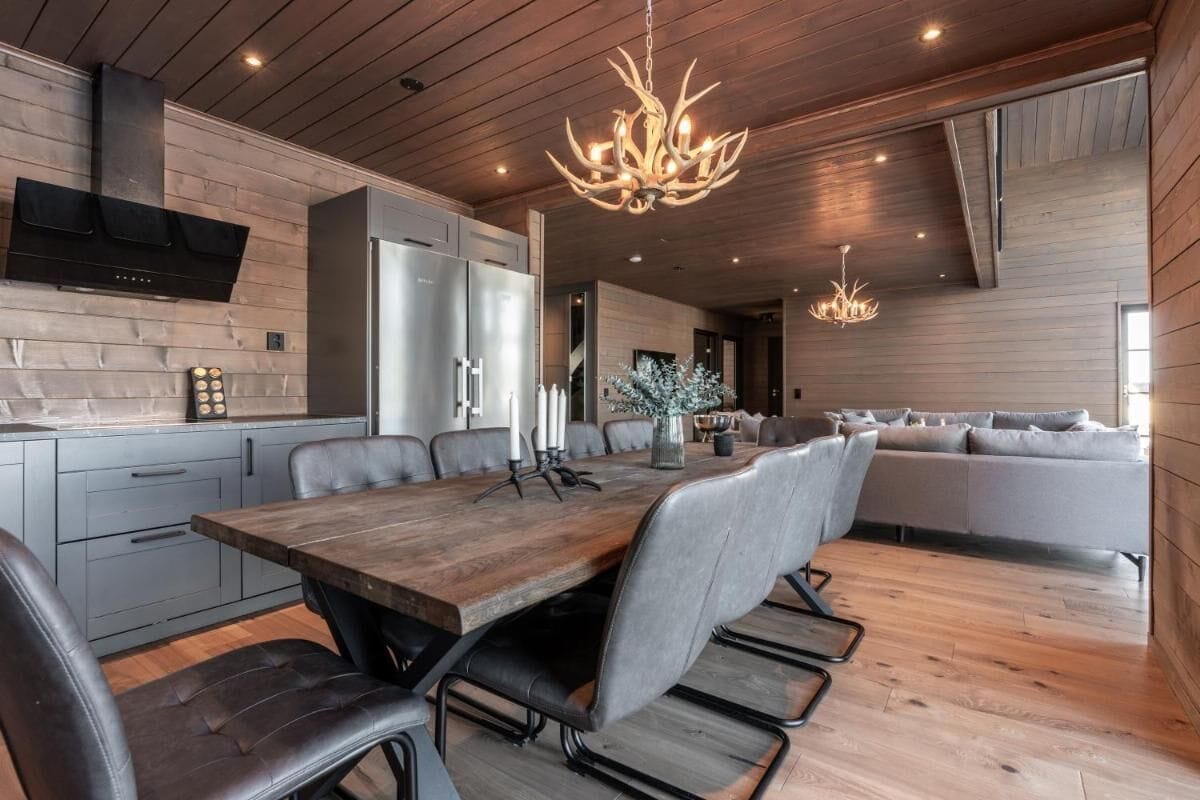 Chalet, 6 Schlafzimmer, barrierefrei, Terrasse | Esszimmer