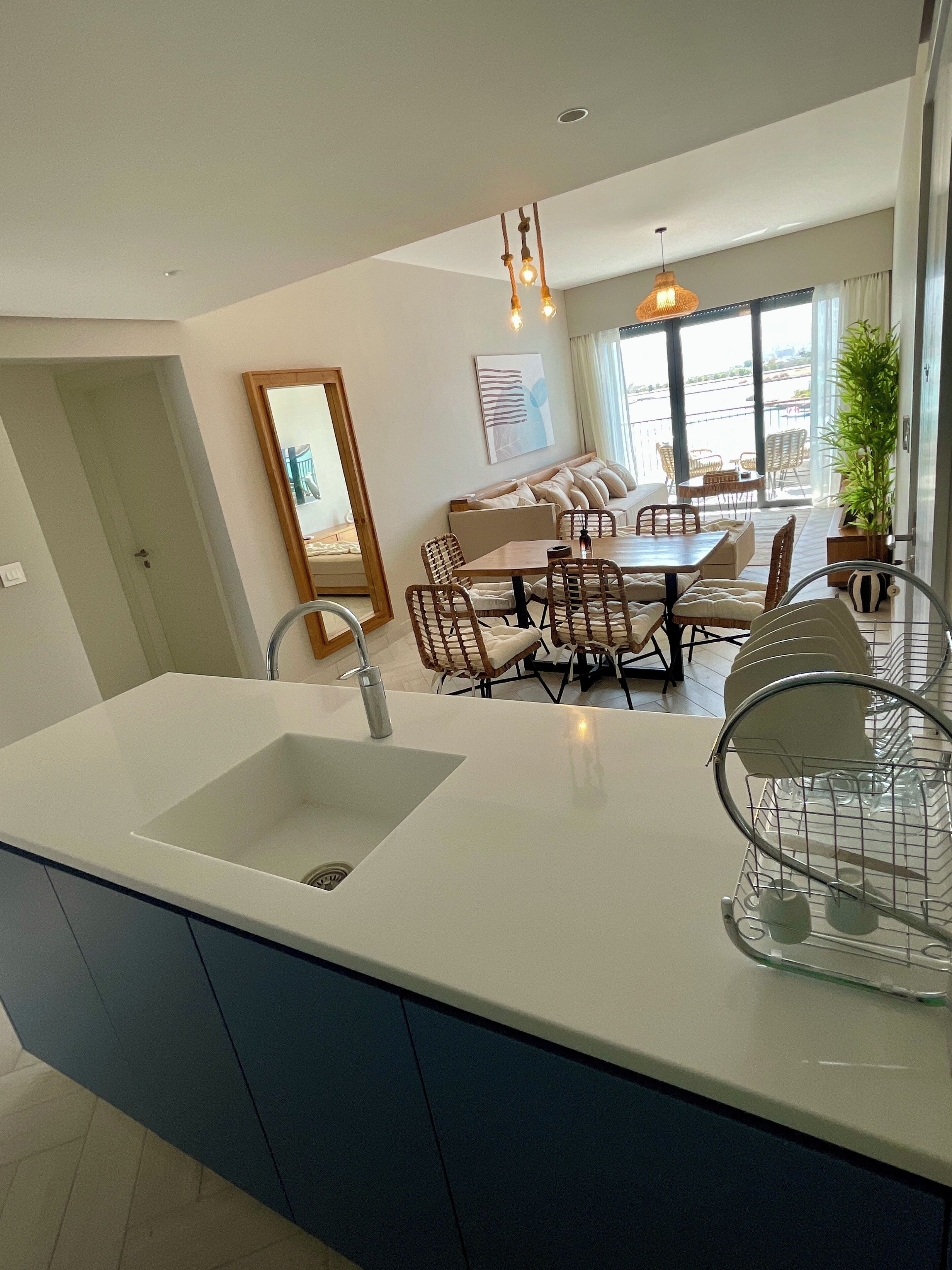 奢华木屋, 阳台, 海景 | 私人简易厨房