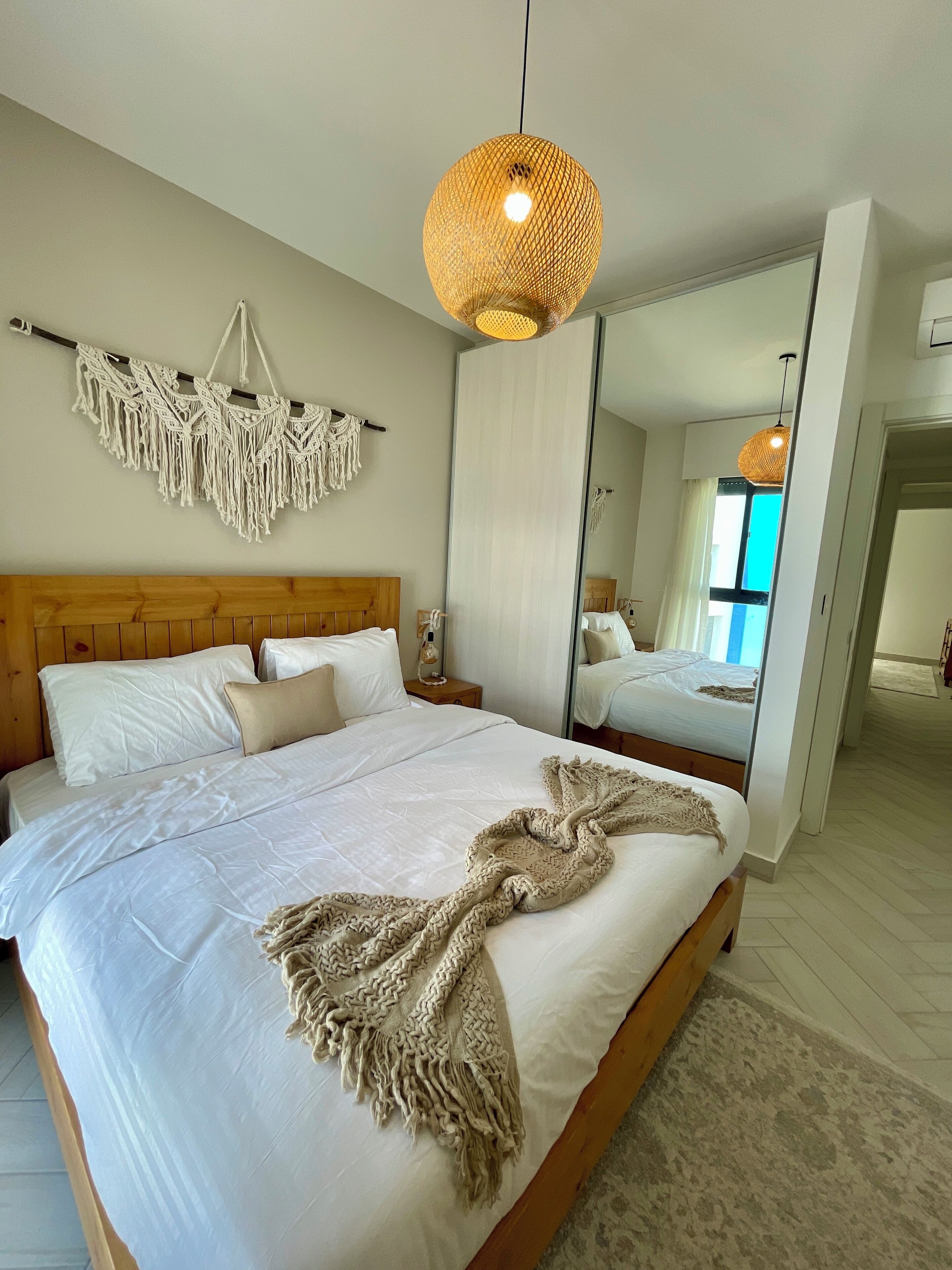 Luxury Chalet, Balcony, Sea View | 2 bedrooms, blackout drapes, iron/ironing board, free WiFi