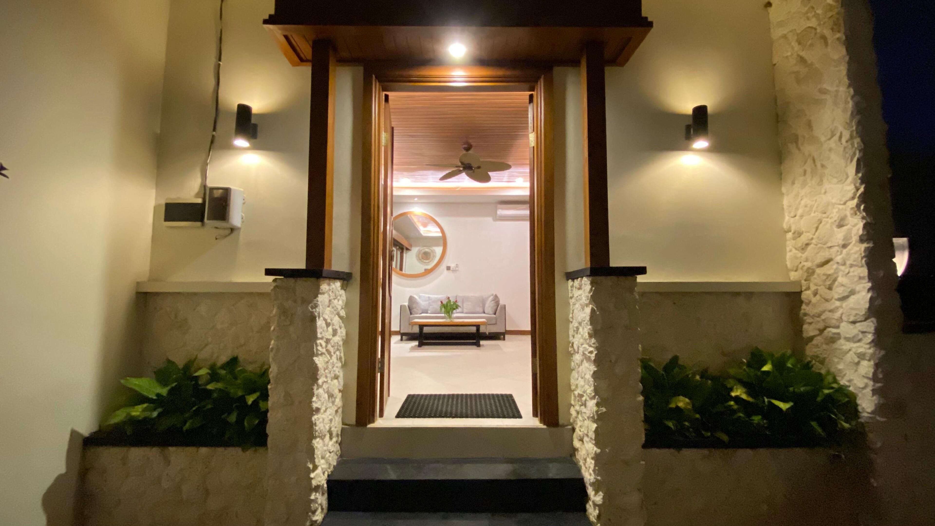 Fassade der Unterkunft