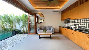 Deluxe Villa, 2 Bedrooms, Private Pool | Private kitchen