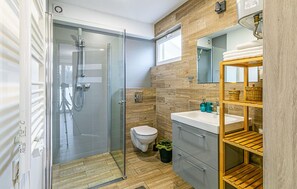 Een douche, een haardroger