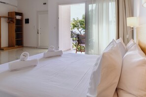 Superior Suite, Balcony, Sea View | In-room safe, blackout drapes, iron/ironing board, free WiFi - Blue Bay Hotel (Pangaio)