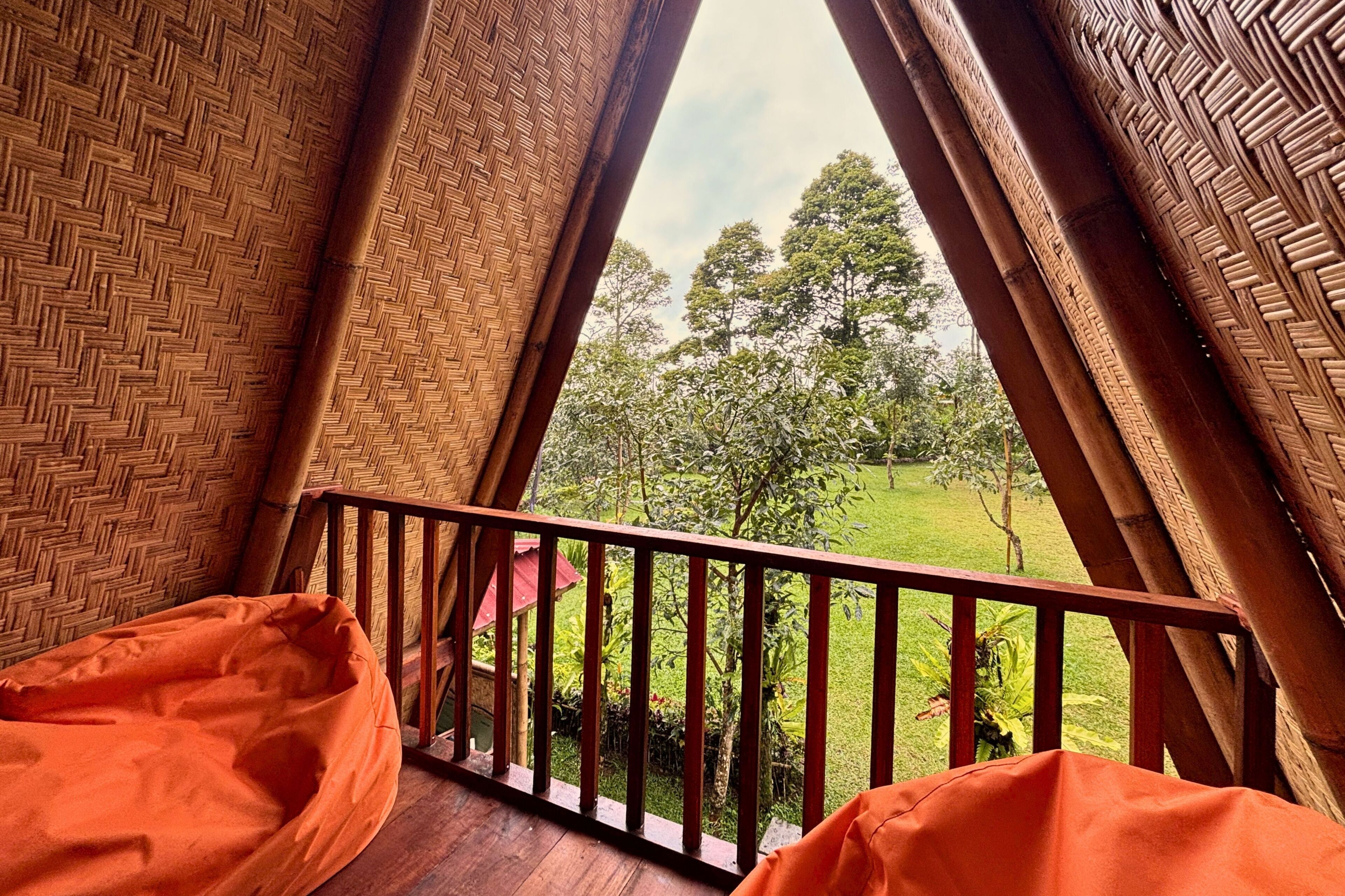 Bamboo Cabin with Bathtub | Balcony