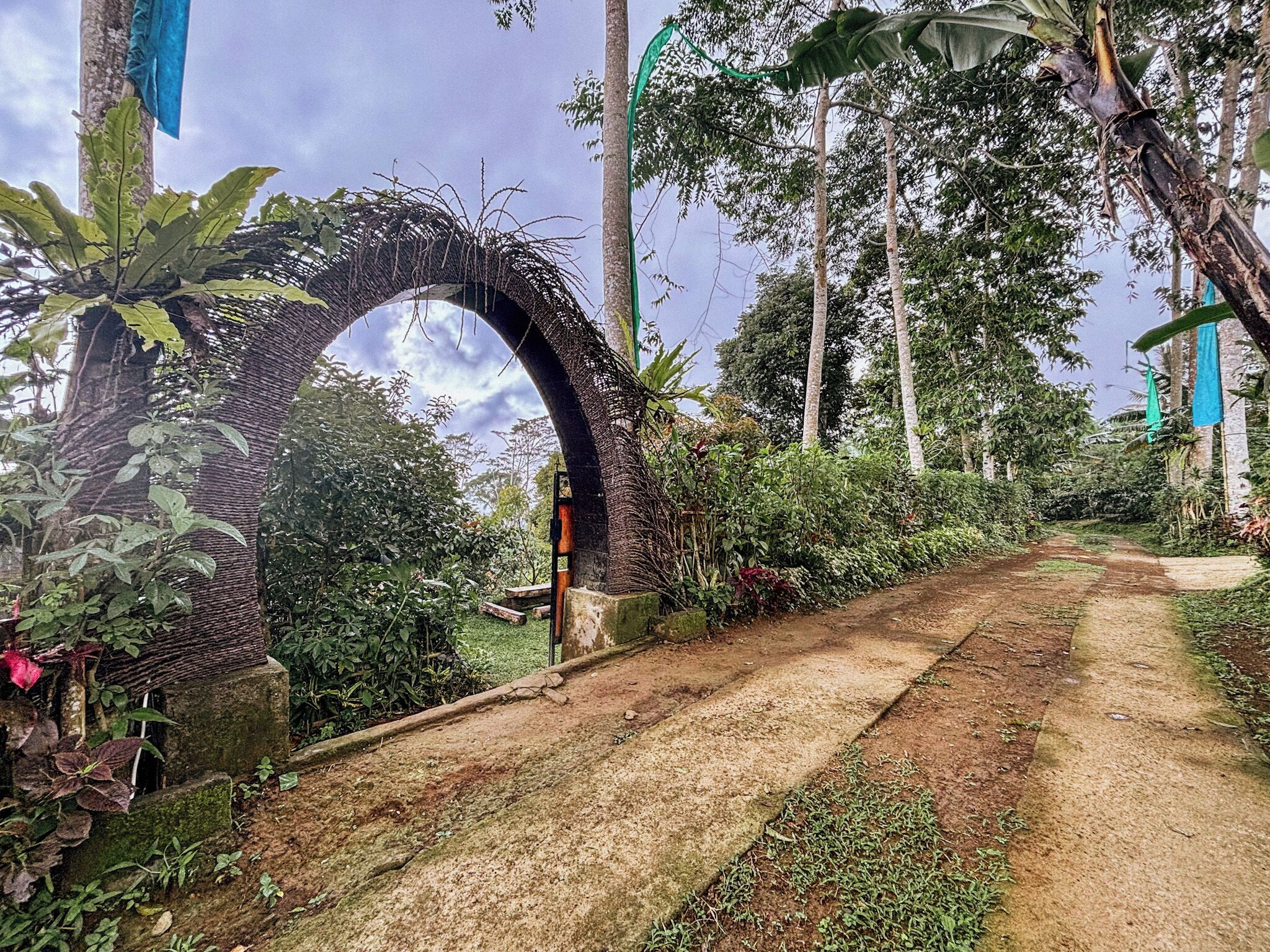 Entrada al alojamiento