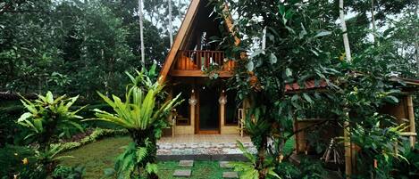 Cabana, banheira | 1 quarto, Wi-Fi de cortesia, roupa de cama