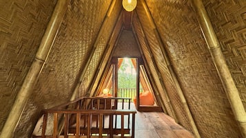 Bamboo Cabin with Bathtub | Balcony