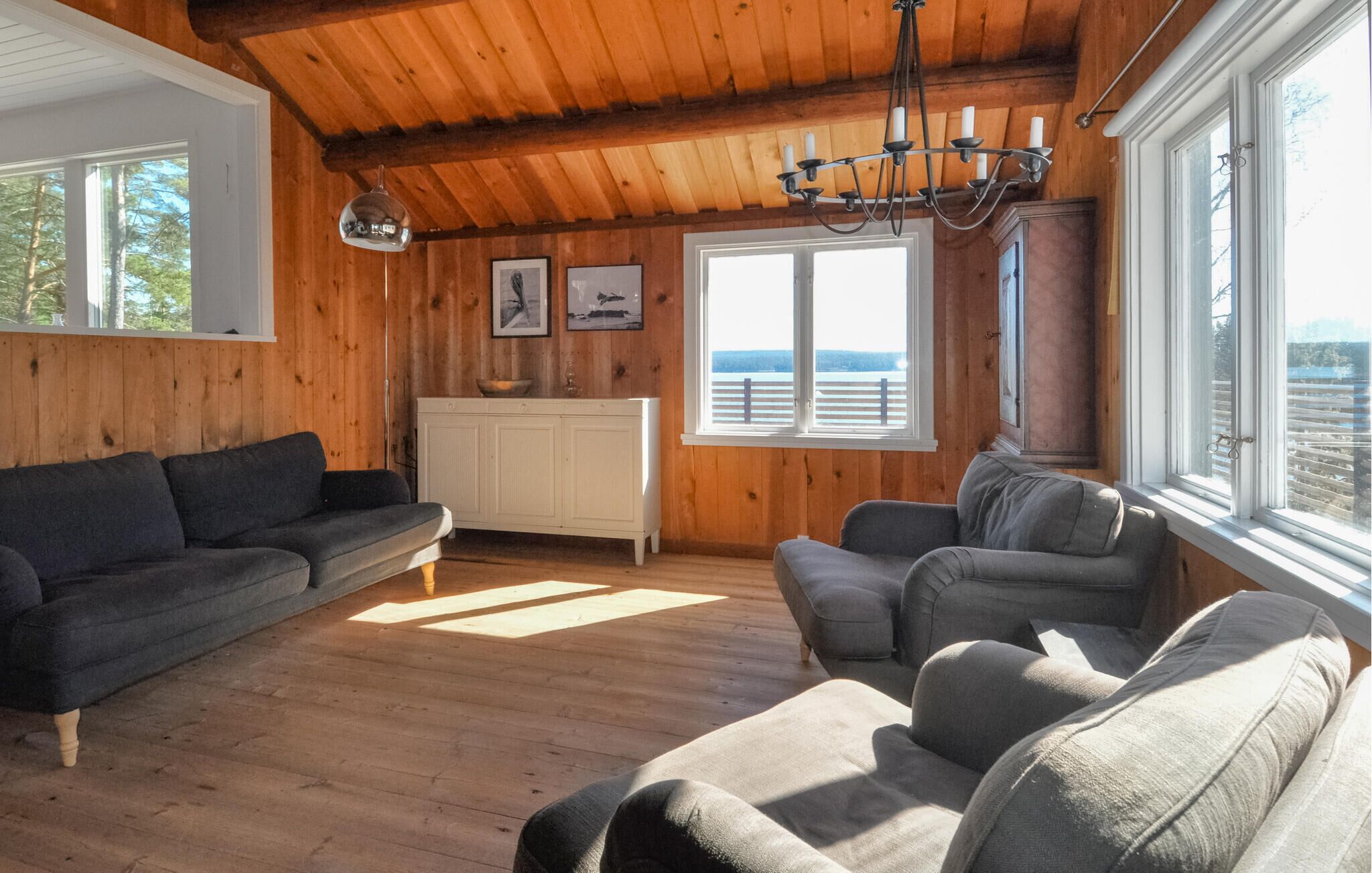 TV connectée, cheminée