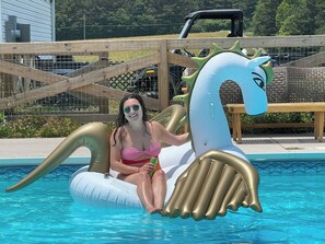 Cabin, 3 Bedrooms, Accessible, Balcony | Pool | Outdoor pool