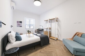 1 soveværelse, strygejern/strygebræt, Wi-Fi, sengetøj