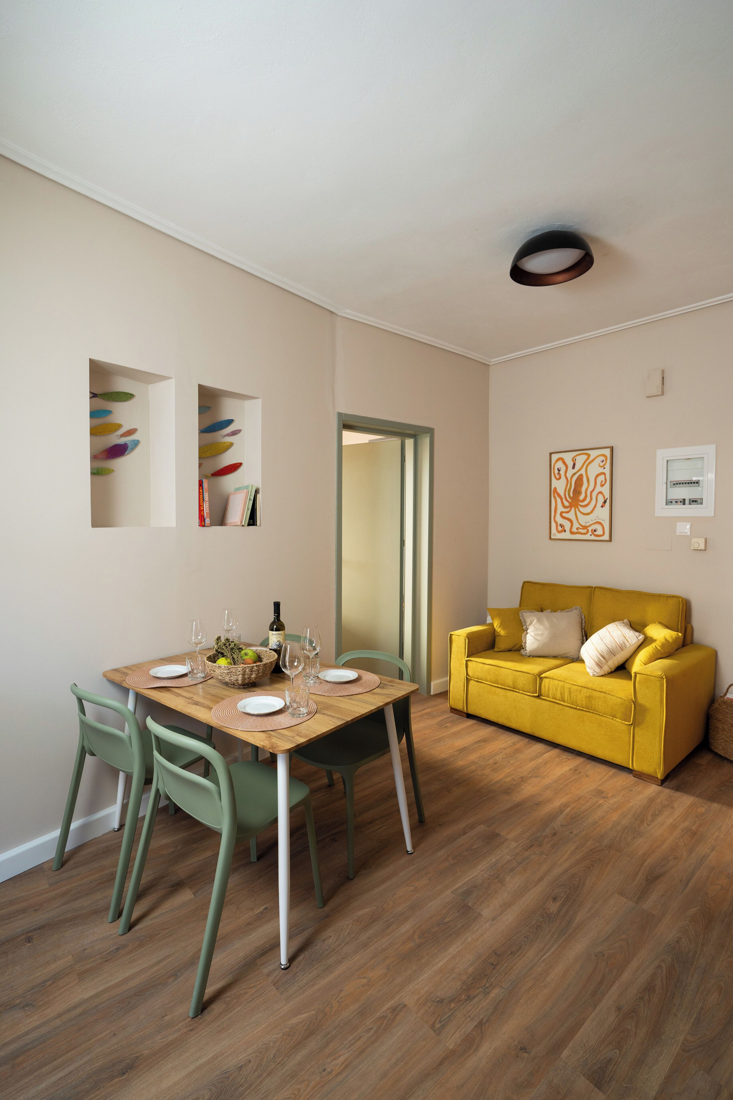 Superior Apartment, Pets Allowed, City View | Living area | 42-inch Smart TV with digital channels, toys, books