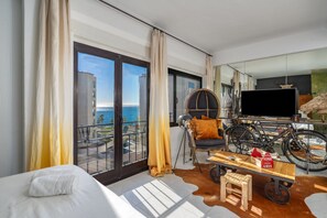 1 bedroom, iron/ironing board, travel crib, internet