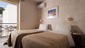 Superior Quadruple Room, 2 Bedrooms, Sea View | Pillowtop beds, in-room safe, blackout drapes, soundproofing