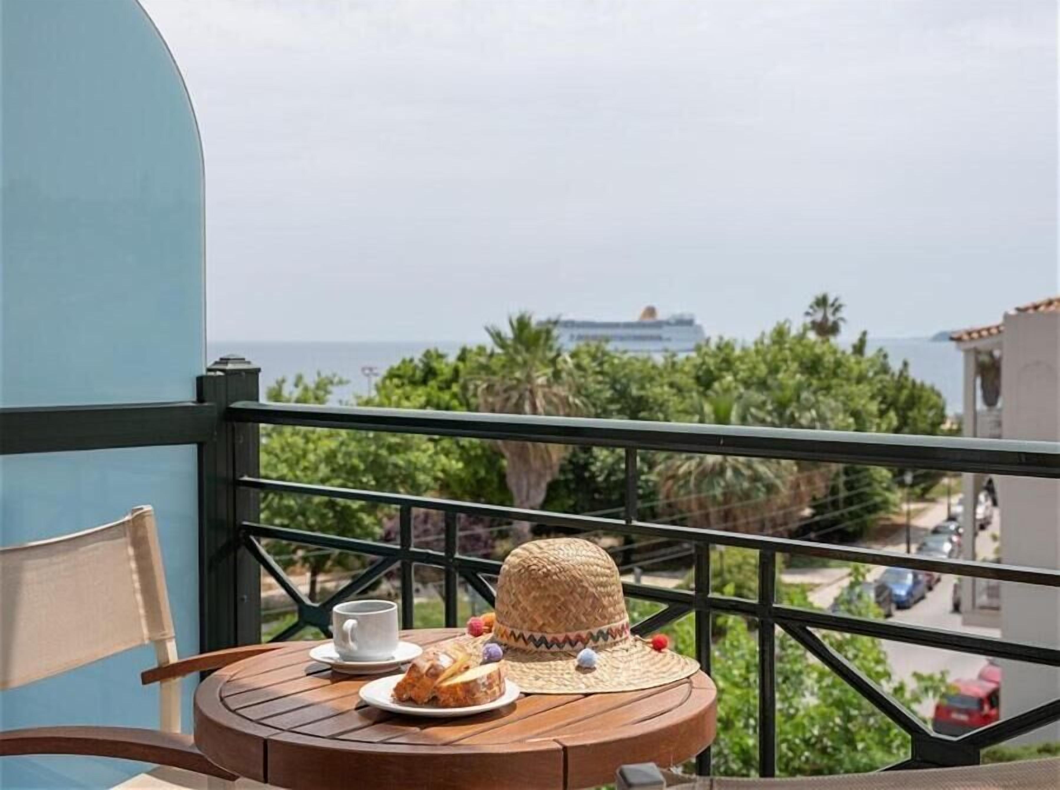 Comfort Double or Twin Room, Partial Sea View | Terrace/patio