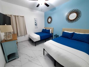 3 bedrooms, iron/ironing board, free WiFi, bed sheets