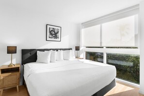 1 habitación, acceso a internet y ropa de cama 