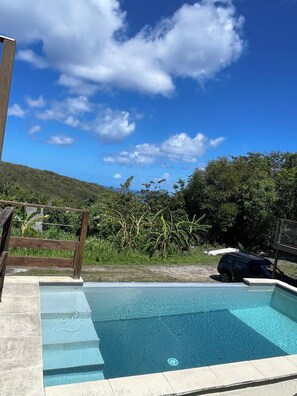 Pool - Tropic Lodge with pool and spa, sea and mountain views (Bouillante)