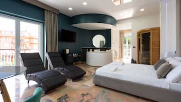 Deluxe-Zimmer | Minibar, schallisolierte Zimmer, kostenloses WLAN, Bettwäsche