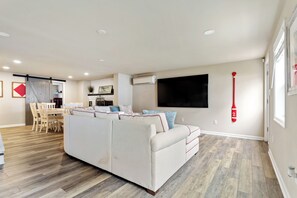 TV connectée, cheminée