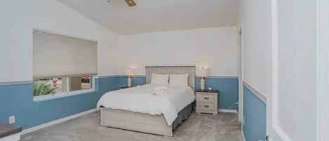 5 habitaciones, tabla de planchar con plancha, wifi y ropa de cama