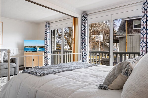 Condo, 1 Queen Bed with Sofa bed, Balcony, Garden View (Serenity by the Sea) | 1 bedroom, individually decorated, individually furnished - Serenity by the Sea 180 Steps to the Beach! (Wells)