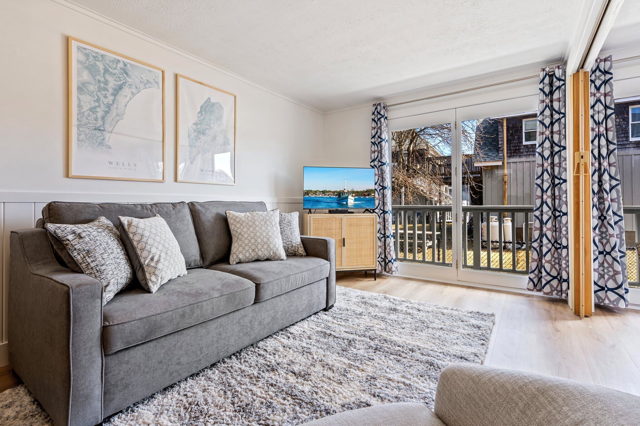 Condo, 1 Queen Bed with Sofa bed, Balcony, Garden View (Serenity by the Sea) | Living area | 42-inch flat-screen TV with digital channels