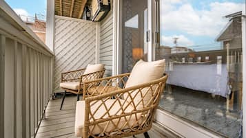 Condo, 1 Queen Bed with Sofa bed, Balcony, Garden View (Serenity by the Sea) | Terrace/patio