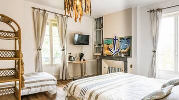 8 chambres, fer et planche Ă repasser, lit parapluie, Wi-Fi gratuit